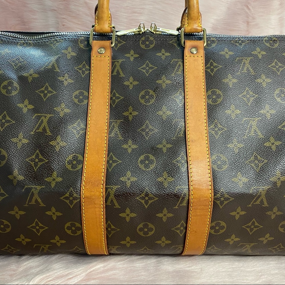 🟥 SOLD! Louis Vuitton Keepall 45 Duffle Bag Luggage - Picture 6 of 17